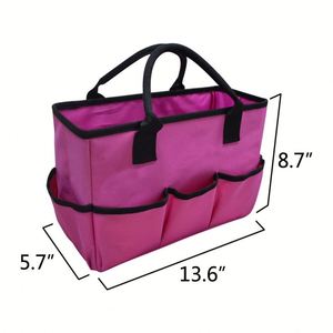 Craft Tote Organization with Multiple Pockets Art Sewing Supply <b>Bag</b> for Scrapbooking <b>Medical</b> and Office Supplies Storage - Product Image 5