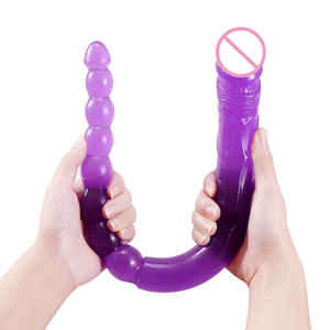 Dubbele <span class=keywords><strong>Dong</strong></span> Tweekoppige Dildo 'S Anale Pluggen Seksproducten Siliconen Dildo Anale Seksspeeltjes Grote Dildo 'S - Product Image 3