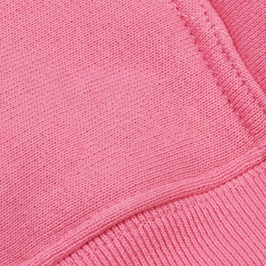 בגד גוף רקום מותאם אישית רקום ערכות unisex סטים כותנה ריק צרפתי טרי ורוד zip למעלה קפוצ 'ון נשים - Product Image 4