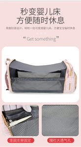 <span class=keywords><strong>Mochila</strong></span> ligera de moda para mamá, almacenamiento de cochecito colgante para bebé con <span class=keywords><strong>mochila</strong></span> impermeable de gran capacidad para salir - Product Image 5