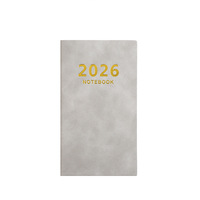 Carnet de notes A6 avec couverture souple en PU, logo personnalisé, impression de signets, planificateur d'horaires, fournisseur de bureau scolaire