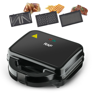 Gaufrier 3 en 1 pour petit déjeuner, grille-pain à 2 tranches - Product Image 1