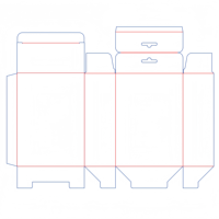 Présentoir suspendu robuste pliable personnalisé avec logo couleur, en carton ondulé, pour l'affichage de produits électroniques et de cadeaux