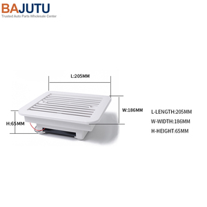 Pièces de remorque RV <span class=keywords><strong>Auto</strong></span> Accessoires 12V Vent fort BLANC Évent avec ventilateur RV Remorque <span class=keywords><strong>Caravane</strong></span> Ventilation latérale pour RVs <span class=keywords><strong>Auto</strong></span> - Product Image 6