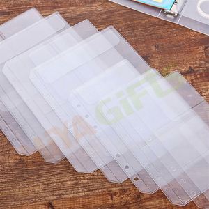 <span class=keywords><strong>Classeur</strong></span> personnalisé A5A6A7 <span class=keywords><strong>plastique</strong></span> dépoli transparent clair 2 poches <span class=keywords><strong>pochette</strong></span> à chargement par le haut dossiers en pvc pour planificateur - Product Image 3