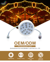 Innovador controlador de luz LED de píxeles E14 de 60mm para parques temáticos, jardines, parque de atracciones, decoración de parques de atracciones, luces de punto clasificadas IP65
