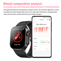 Reloj Inteligente 4G de 2.10 Pulgadas con Gestión de Emociones, Evaluación del Riesgo de Depresión, Detección de Estrés EDA y Análisis de Cortisol