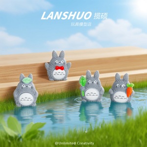 ตุ๊กตาเรซิ่นโทโทโร่ขนาดเล็ก ของตกแต่ง 3 มิติสำหรับวางบนโต๊ะ ใช้ตกแต่งโทรศัพท์และเป็นเครื่องประดับ - Product Image 5
