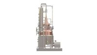 Machine à Alcools en Pot de Distillerie en Cuivre avec Moteur à Pompe-pour Équipement de Gin Vodka