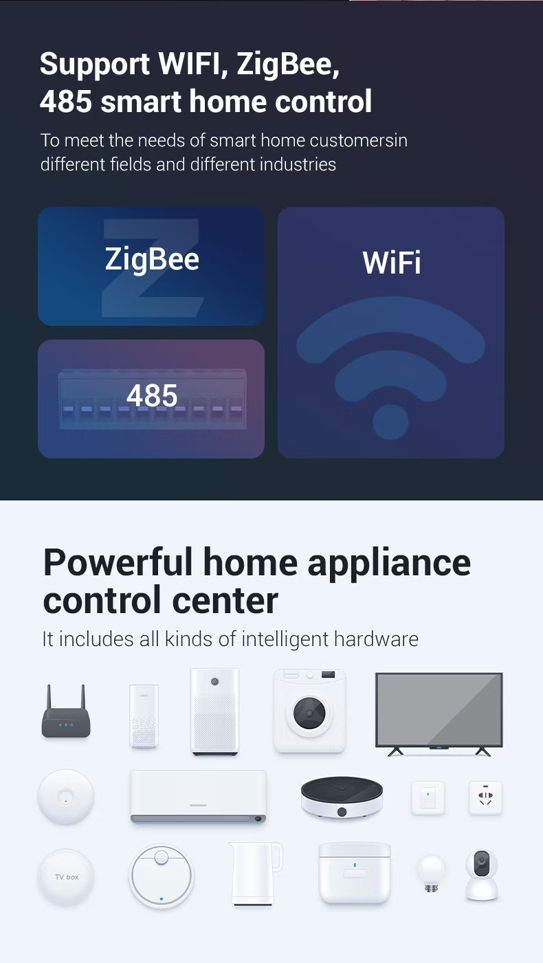 LUONA Tuya Smart Life 86N 4 Inch IPS Smart Screen for Gateway Panel Music Center with Built-in Amplifier for Home · image 5
