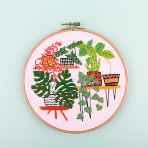 サボテン DIY 刺繍キット北欧植物綿針仕事クラフトクロスステッチアート壁画家の装飾 - Product Image 6