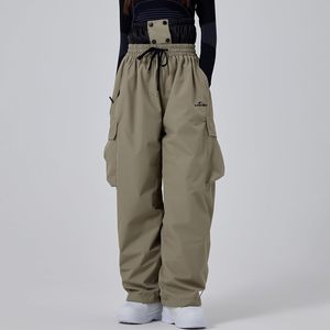 Pantalon de ski unisexe ample et imperméable à jambes larges pour l'hiver et les activités de plein air - Product Image 4