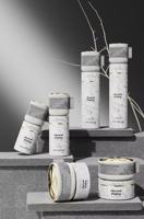 Emballage cosmétique de luxe en verre, flacon en verre pour lotion avec pompe, transparent avec impression
