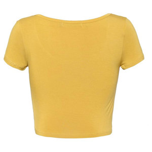 T-shirt court personnalisé à carreaux en coton écologique respirant et à séchage rapide pour femme – Meilleure vente, faible MOQ - Product Image 1