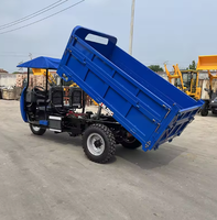 Triciclo de Carga Diésel de Gran Tamaño, 3 Toneladas, 3 Ruedas, Exportación al Mercado Africano, Precio de Fábrica