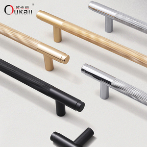 Poignées moletées d'alliage d'aluminium <span class=keywords><strong>de</strong></span> Cabinet <span class=keywords><strong>de</strong></span> prix concurrentiel d'Oukali conçoit le produit - Product Image 3