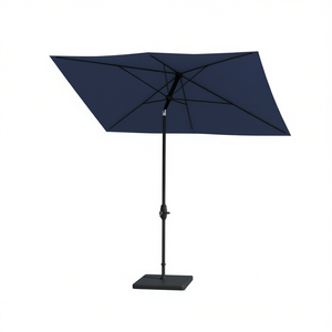 Sombrilla de Patio Cuadrada DB Outdoor de 3 Metros con Base, Poste de Aluminio, Tela de Poliéster, Inclinación Manual, Uso en Exteriores - Product Image 1