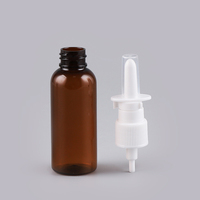 Botella de aerosol nasal vacía, botella de aerosol nasal recargable de tamaño personalizado a la venta
