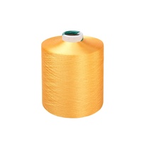 Fil recyclé 100% polyester teint en masse DTY 600D/576F haute ténacité écologique pour couture et broderie, prix bas Chine