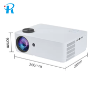 Projecteur intelligent de cinéma maison FCC CE PSE Rohs, portable, 4K et HD 1080P, projecteurs LED LCD à courte focale