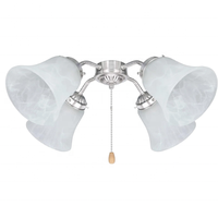 Abat-jour en verre alabastro pour ventilateur de plafond, style moderne, minimaliste, traditionnel, chinois, industriel