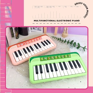 Clavier musical éducatif en plastique coloré avec lumières pour enfants - Vente en gros - Product Image 2