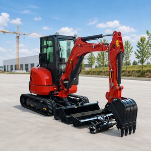 จัดส่งฟรี รถขุดขนาดเล็ก 3.5 ตัน มาตรฐาน CE EPA EURO 5 เครื่องยนต์ Kubota รถขุดตีนตะขาบ 1 ตัน 2 ตัน รถขุดสำหรับงานเกษตรจากจีน - Product Image 1