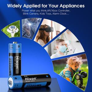 Hixon carga rápida 1,5 V <span class=keywords><strong>AA</strong></span> batería de litio recargable 3500mWh 15000 veces larga vida útil <span class=keywords><strong>4</strong></span> piezas baterías - Product Image 3