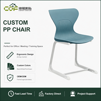 Chaises de salle à manger en plastique, ensemble de 4 chaises, tabourets en plastique, chaise de café moderne en plastique, chaise de formation, mobilier de bureau