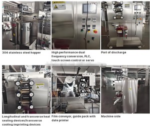 Sachets d'emballage verticaux à scellage automatique haute vitesse sur 3 côtés pour petite <span class=keywords><strong>sauce</strong></span> soja foncée fumée (Shoyu japonais fait main) - Product Image 4