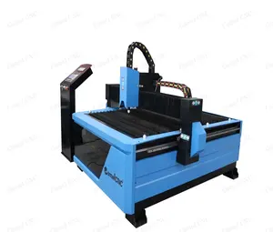 Mesin pemotong cnc plasma 1300*1300 meja, mesin pemotong meja plasma