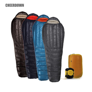 Sac de couchage d'hiver imperméable pour le camping en plein air, personnalisé, ultraléger, type momie, pour temps froid, 4 saisons, avec rembourrage en <span class=keywords><strong>duvet</strong></span> RDS - Product Image 1