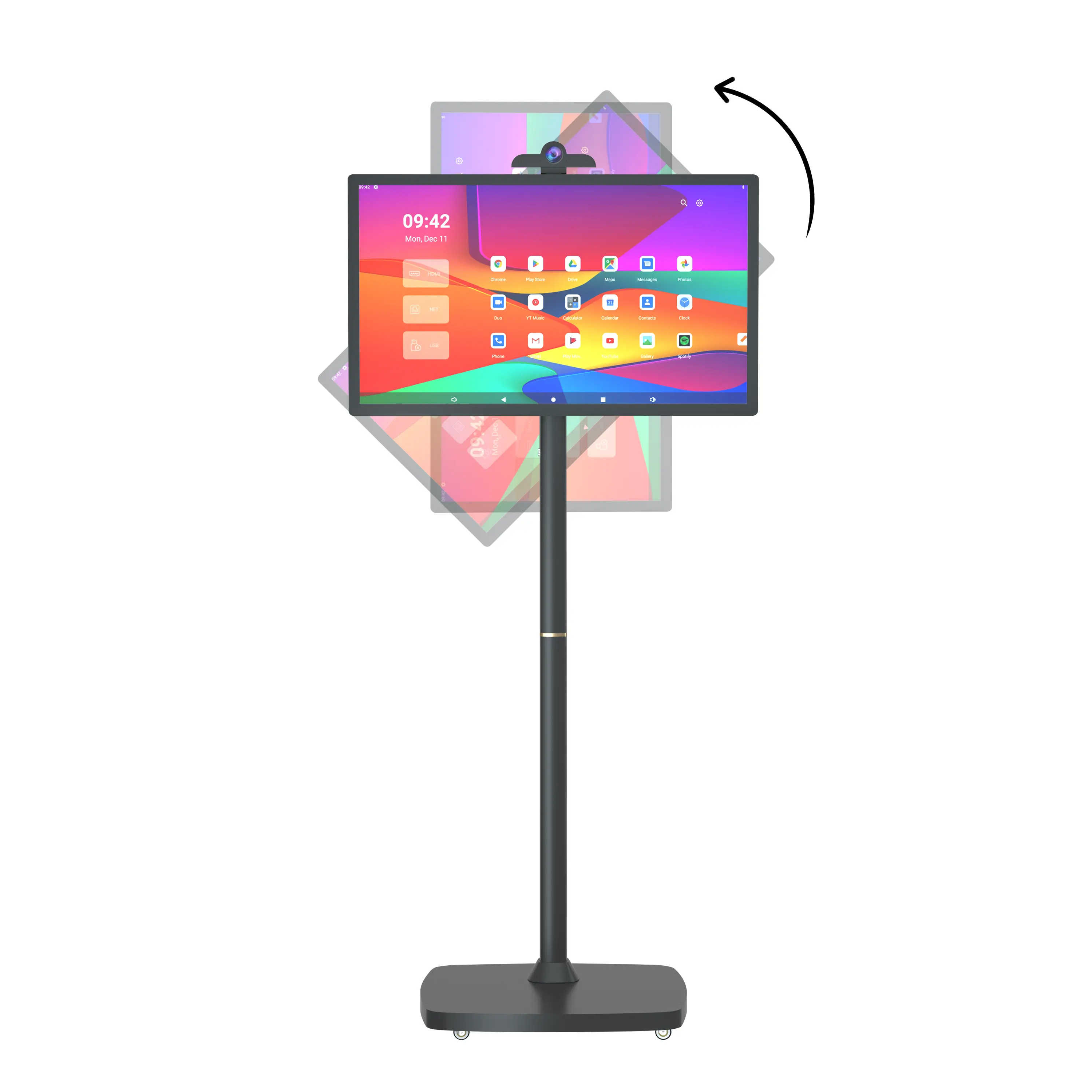 StandByMe TV layar pintar 32 inci 27 inci kualitas tinggi TV layar sentuh TV portabel dapat diisi ulang Standbyme TV pintar LCD
