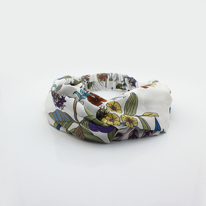 De moda BOHO <span class=keywords><strong>chicas</strong></span> diadema Cruz nudo Floral impreso elástico Twistted diademas para las mujeres - Product Image 5