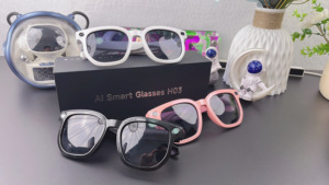 Lunettes de soleil intelligentes anti-lumière bleue <span class=keywords><strong>AI</strong></span> Sport avec boîte cadeau, caméra 4K 800W pixels pour enregistrement vidéo et assistant de traduction IA - Product Image 2