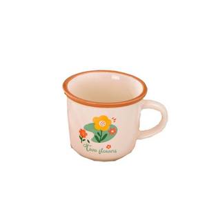 Taza de Cerámica con Bonito Diseño Floral, Resistente a Altas Temperaturas, Linda Taza de Café con Diseño de Dibujos Animados para Niños, para Uso Doméstico - Product Image 5
