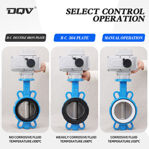 Valvola a Farfalla Elettrica Motorizzata DQ in Ghisa, Valvola a Farfalla Elettrica Regolabile Antideflagrante in Acciaio Inossidabile - Product Image 4