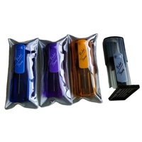 Machine à tampon encreur flash de poche pré-encrée 18*47mm avec support en plastique pour tampons en caoutchouc