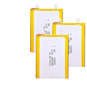 แบตเตอรี่โพลิเมอร์กึ่งแข็ง HS 335282 3.7V 1820mah รุ่น Customs 10000mAh Mini 130mA 600mAh 3S 4S 11.1V 14.8V พร้อมปลั๊ก XT60 - Product Image 1