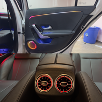 Aktives Dynamisches LED-Ambientebeleuchtungs-Kit für Mercedes-Benz A-Klasse W177 2018-2024 Armaturenbrett-LED-Leuchten