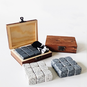 Custom Logo Natural Marble Polish Reusable Cooling Granite Rocks Alcohols Bar <b>Cooler</b> <b>Ice</b> Cube Stones Whiskey Chilling Stones - Product Image 4