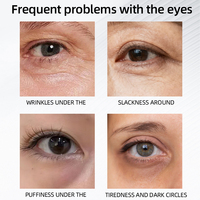 Sérum Contour des Yeux Premium Énergisant en Bouteille Brune – Raffermit, Illumine la Peau, Atténue les Cernes et Estompe les Ridules Superficielles
