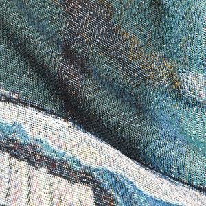 Couvertures de <span class=keywords><strong>tapisserie</strong></span> de décoration murale d'étoile de football personnalisées de conception personnalisée d'usine et couverture tissée jacquard - Product Image 4