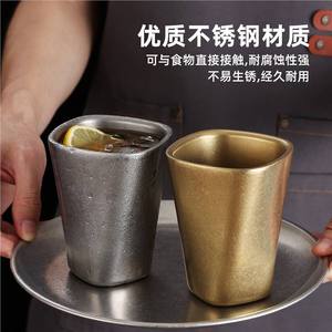 Stainless Steel <b>Double</b> <b>Wall</b> Tumbler Straight <b>Cup</b> 304 Metal Party Beverage <b>Cup</b> - Product Image 3