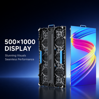 Écran LED d'extérieur 500*1000 IP65 P3.91/P4.81 pour événements scéniques et location publicitaire