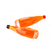 Bouteille en verre 350ml 500ml, pour boisson, flacon de liqueur, de forme pointue, nouveau Design spécial