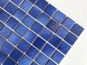 Piastrelle in Ceramica Blu <span class=keywords><strong>per</strong></span> Pareti di Metropolitana, <span class=keywords><strong>per</strong></span> Bagno e Cucina, Quadrate Antiscivolo con Superficie Opaca, Piastrelle in Porcellana, Mosaico <span class=keywords><strong>per</strong></span> Piscina - Product Image 4