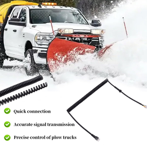 Harnais de câblage à 6 broches conçu pour <span class=keywords><strong>les</strong></span> anciennes pelles à neige Western Fisher, compatible avec le harnais de commande de la pelle à neige, remplace le câblage 96437 56435 - Product Image 3