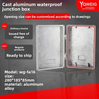 Caja de Conexiones FA16 de Aluminio Fundido 280*185*80, Sin Nivel IP, Caja de Sellado de Cables para Exteriores, Desde China Continental