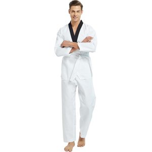 Uniforme de Taekwondo Estilo WTF Personalizado 2025 para Niños y Adultos, Dobok de TKD con Logotipo Impreso y Cinturón para Traje de Entrenamiento de Artes Marciales - Product Image 2